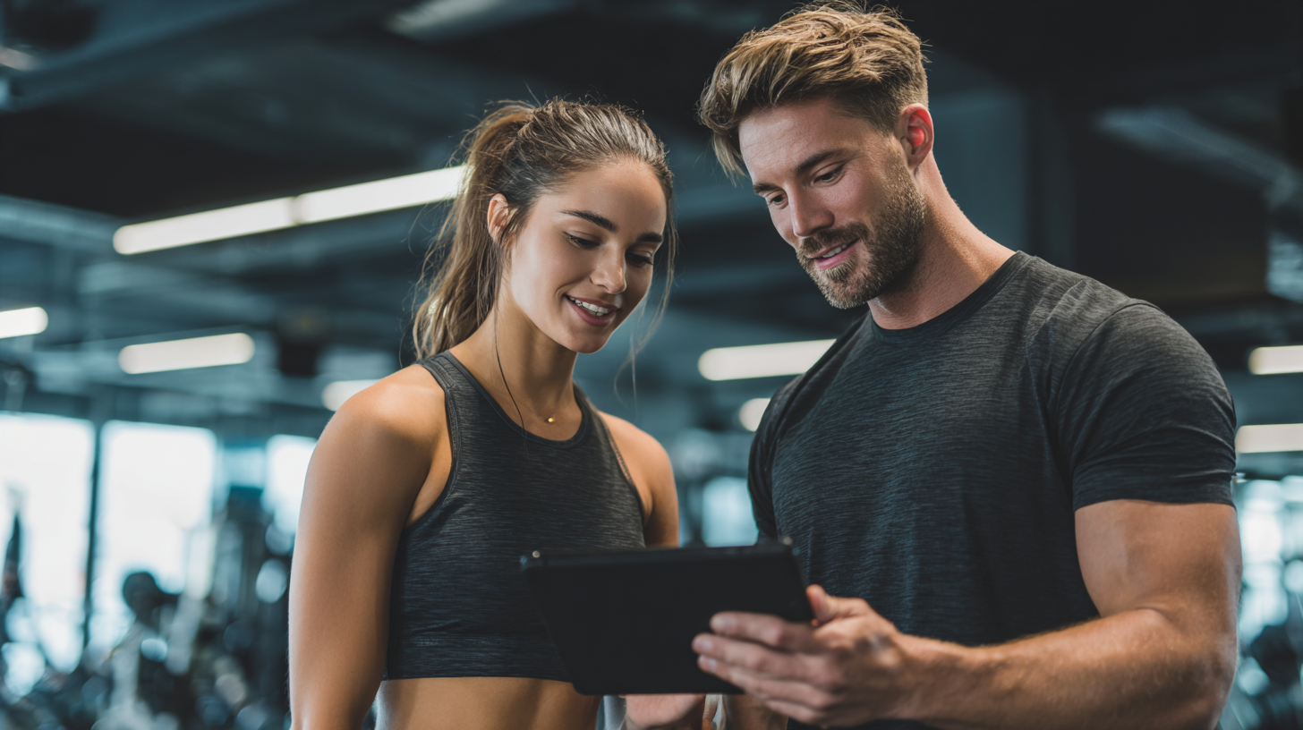 Athlete reviewing their fitRDY training plan and next workout guidance